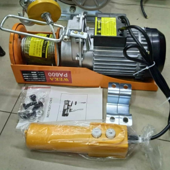 Electric hoist PA 600 x 12 meter elektrik hoist weka