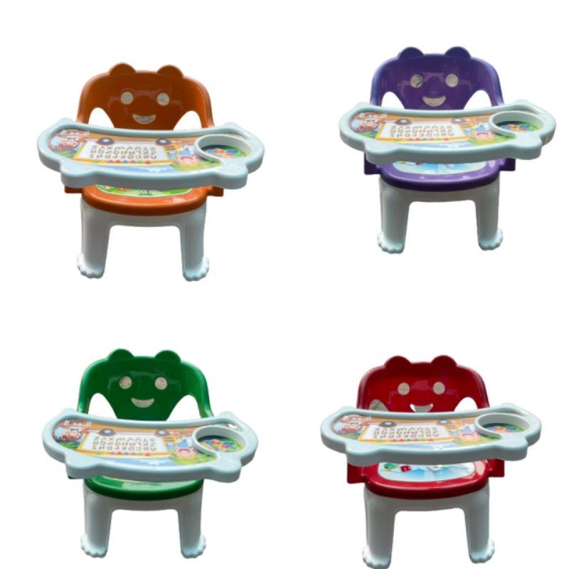 LOWESHOP.ID Kursi makan anak/kursi meja makan plastik kursi anak Tabitha kursi makan bayi Meja Makan
