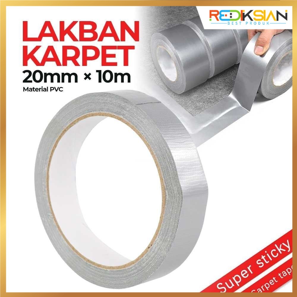 Lakban Kain Karpet Multifungsi Cloth Tape Writable 10M Perekat Pita Kain Karpet Multifungsi