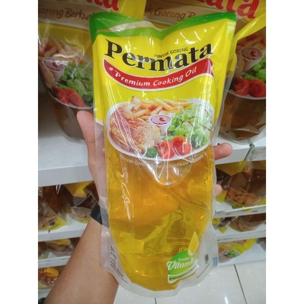 

NEW ITEM MINYAK GORENG PERMATA REFILL 1 LITER BAHAN MASAK