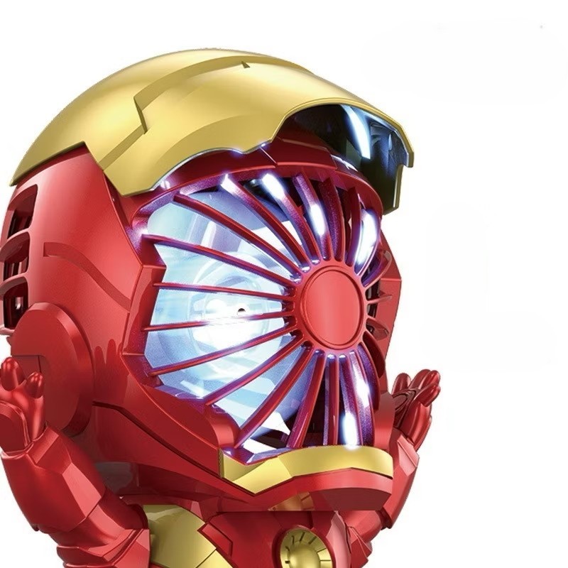 Kipas Genggam Mini Robot Ironman
