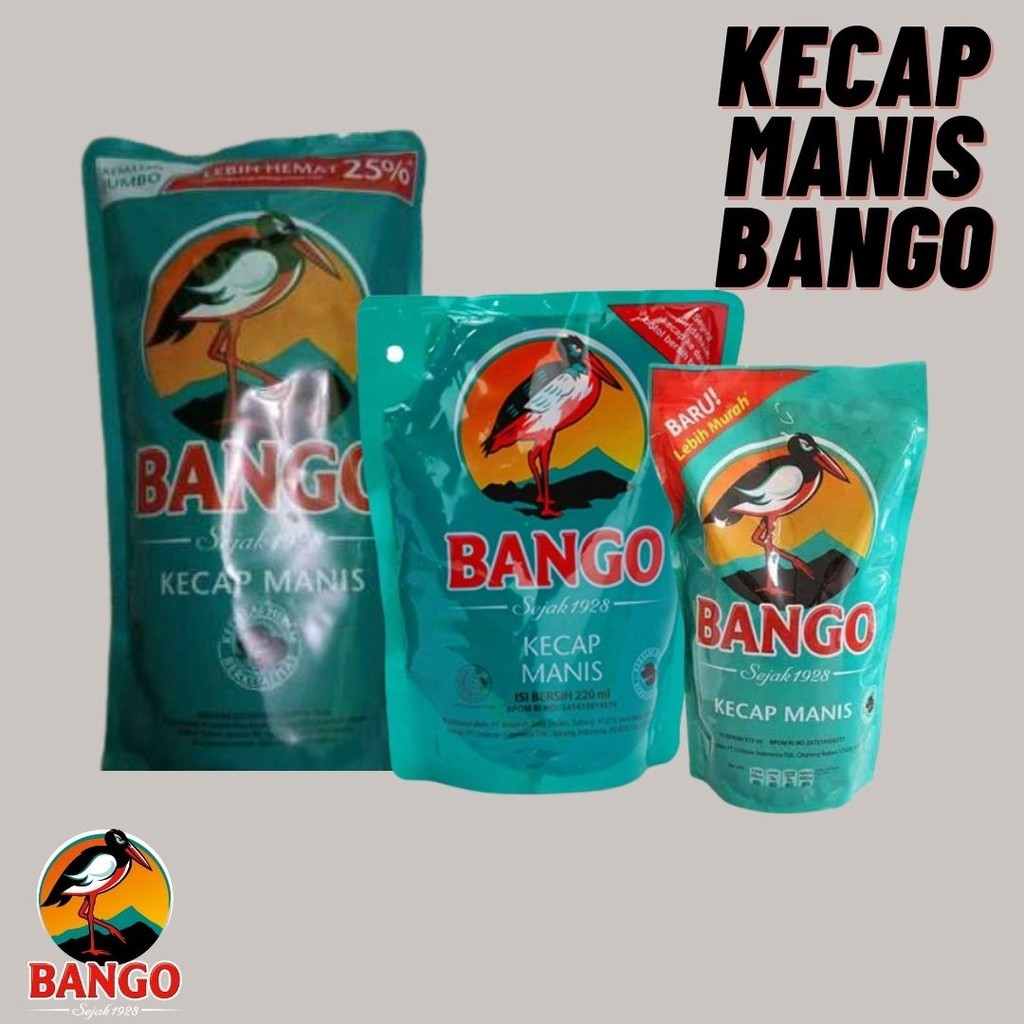 

kimoura shop-Kecap Manis Bango pouch 210ml kemasan praktis halal murah grosir-undefined