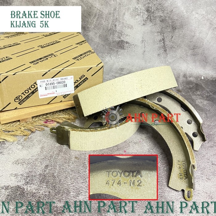 Kampas rem belakang brake shoe 5K KF40 KF50 KF 40 50 KIJANG KF SUPER