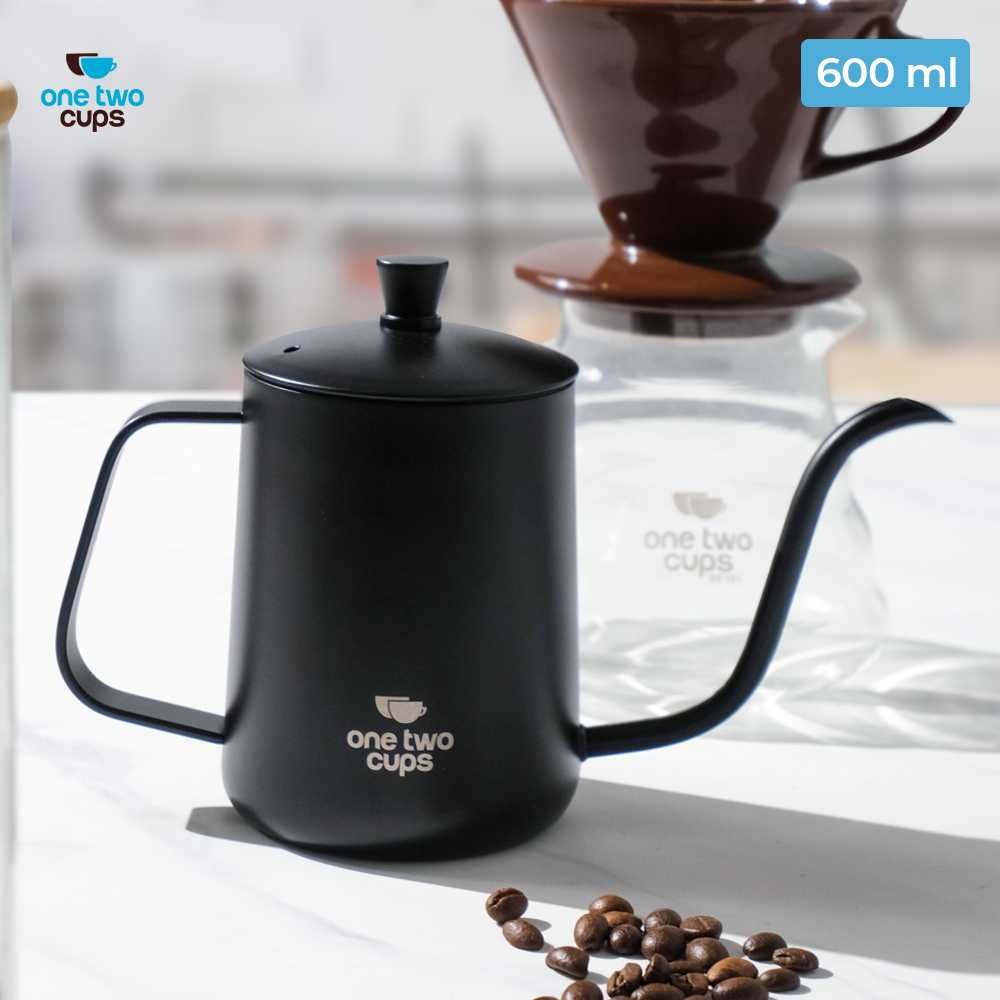 

One Two Cups Teko Kopi Leher Angsa Gooseneck Pour Over Kettle 600ml - 8408