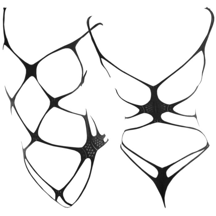 Produk Terbaru Baju Stocking Bodystocking Half Body Dinas Malam Sexy Hot Dress Bodycon Polos Net Jar