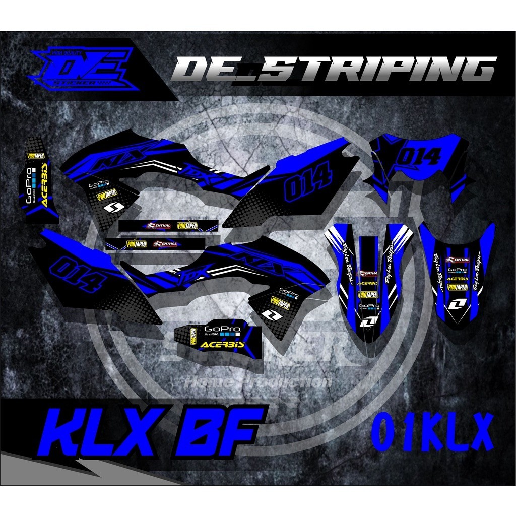 Striping Stiker Klx Bf Klx Striping Motor Klx Bf Se Extreme