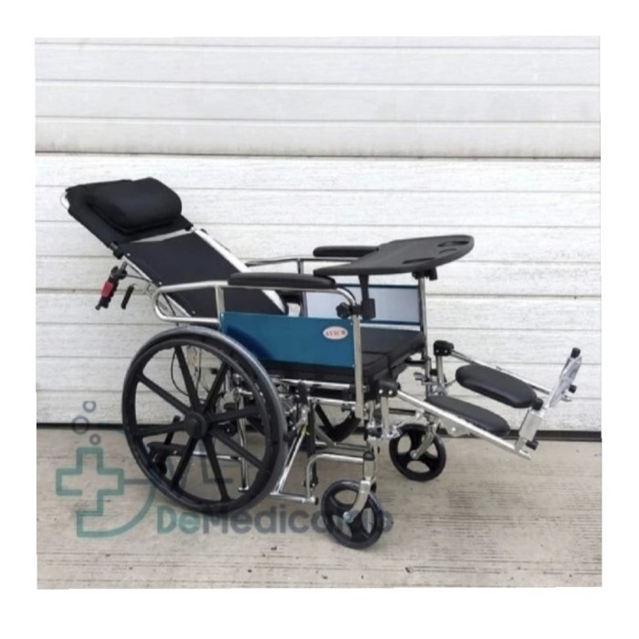 Kursi Roda 5in1 Multifungsi Avico 5 in 1 (Tidur/Selonjor/Makan/BAB)