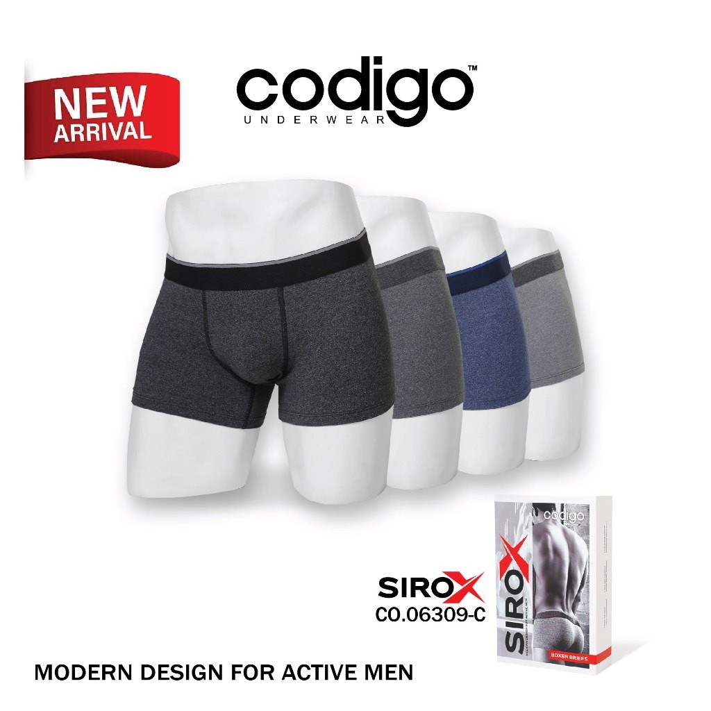 Codigo Sirox – Celana Dalam Boxer Pria – 3 Pcs
