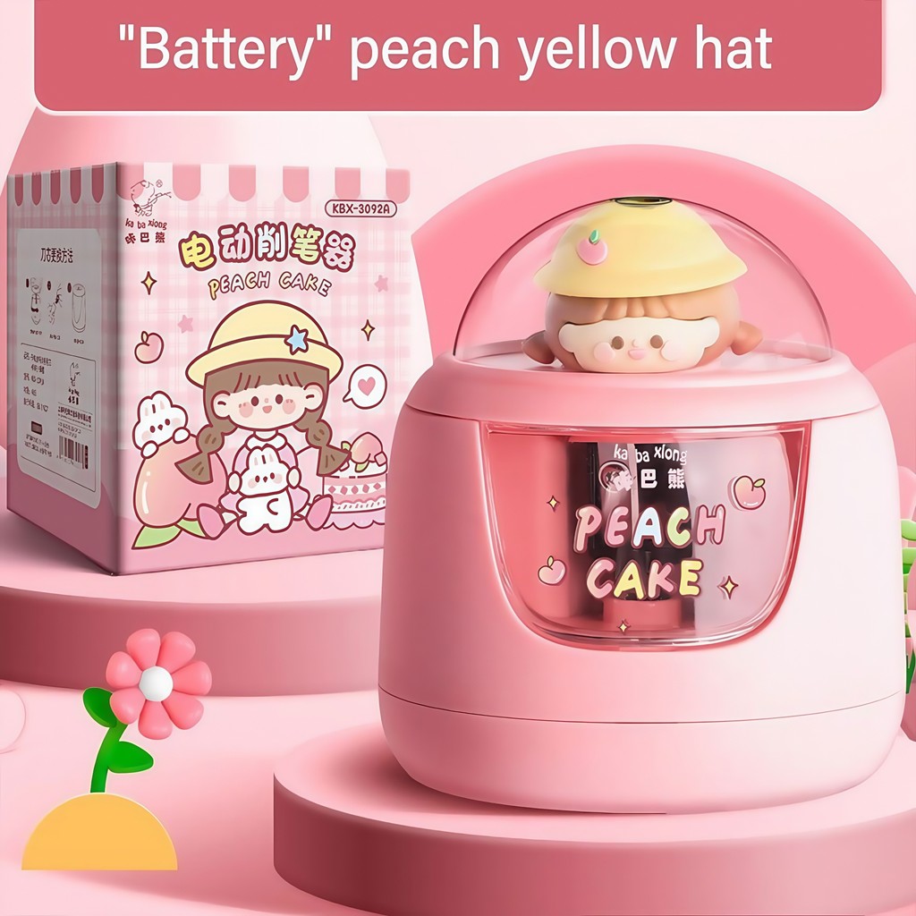 

1 Piece Cute Cartoon Electric Pencil Sharpener, Batteries Not Included, Student Creative Upgrade, Whimsical School Item