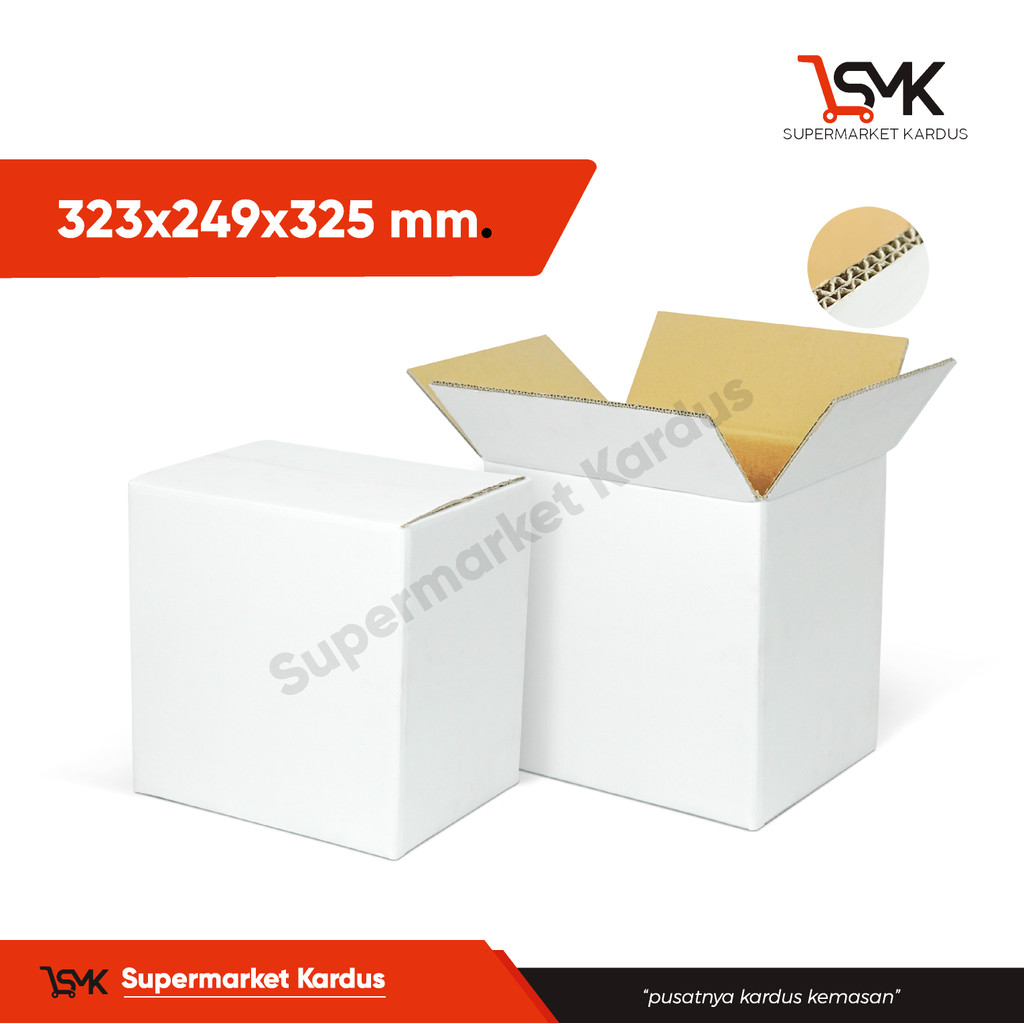 

Box 323x249x325 Doublewall /Box/Kardus/Kemasan/Packaging/KotakKemasan/NormalBox/A1/Tinggi10/Tinggi32