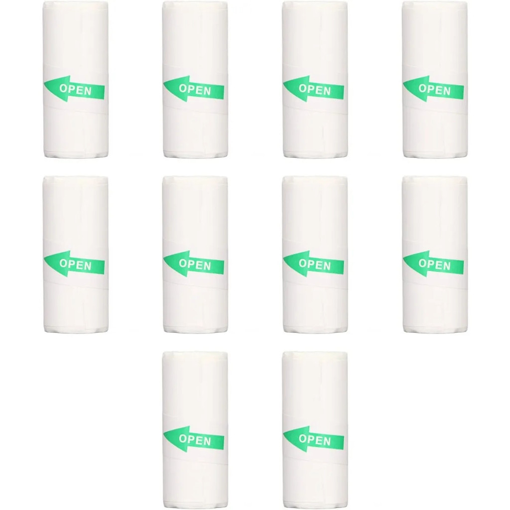 

10Pcs Mini Printer Paper For peripage Self Adhesive Thermal Paper Printable Sticker Paper for Pocket Thermal Printer