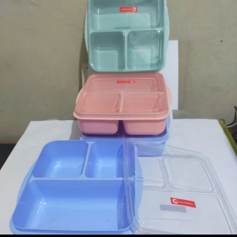 Lunch Box / Tempat Makan Anak / Kotak Makan / Wadah Bekal / Souvenir Ultah Clio Nara

