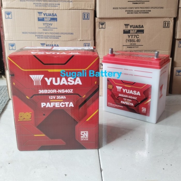 Aki Mobil Avanza Xenia old, Rush YUASA NS40Z Aki Basah 35Ah