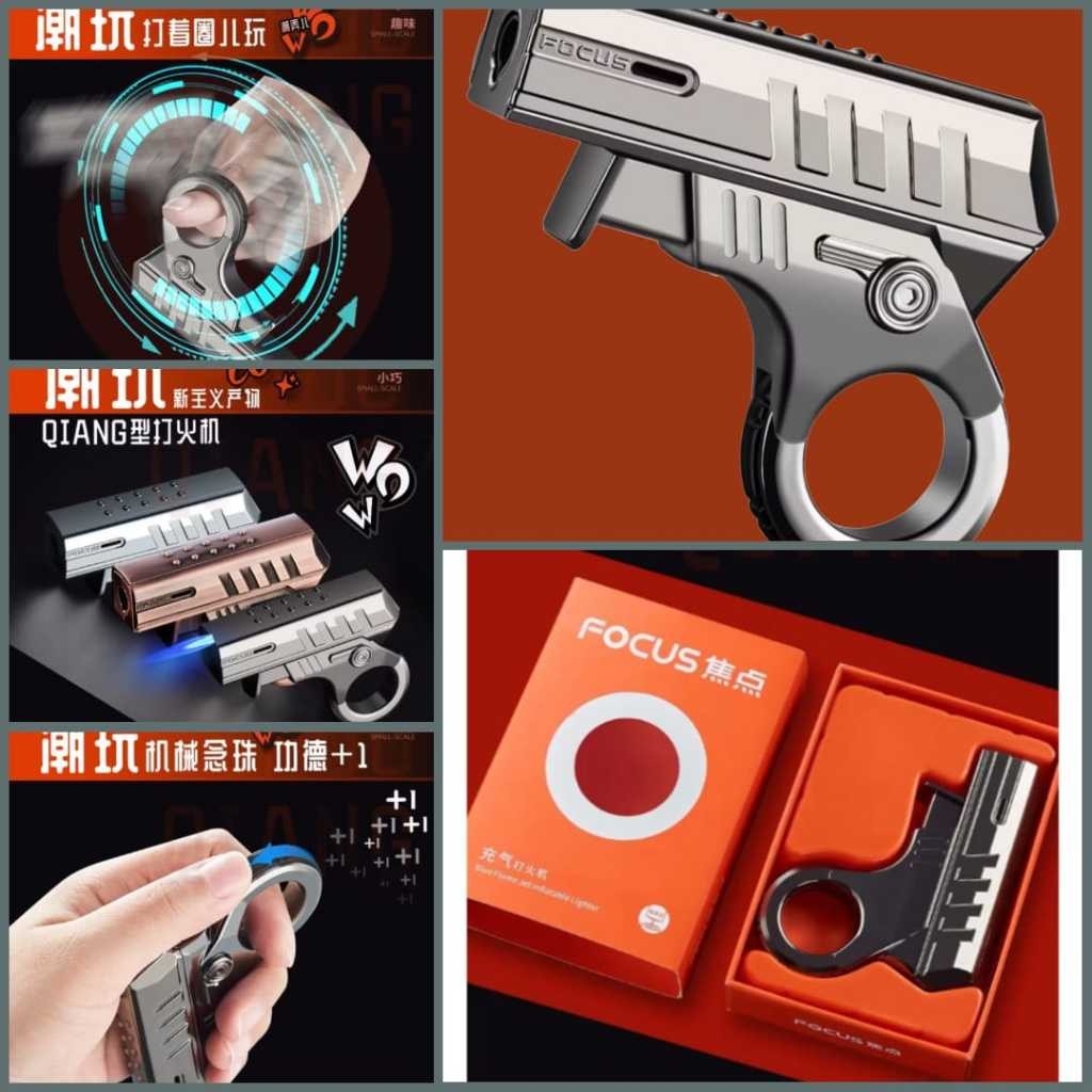 Korek Api Las Korek Pistol kokang spinner mbah kopod