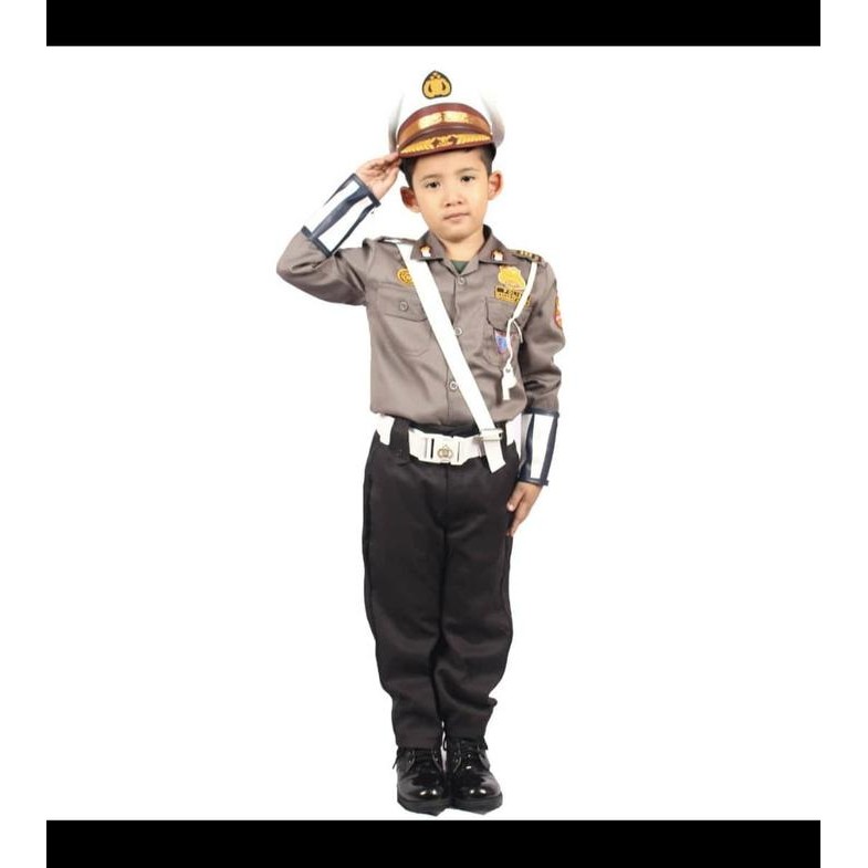 SERAGAM  POLISI LALU LINTAS / POLANTAS 3-12 TAHUN - 1