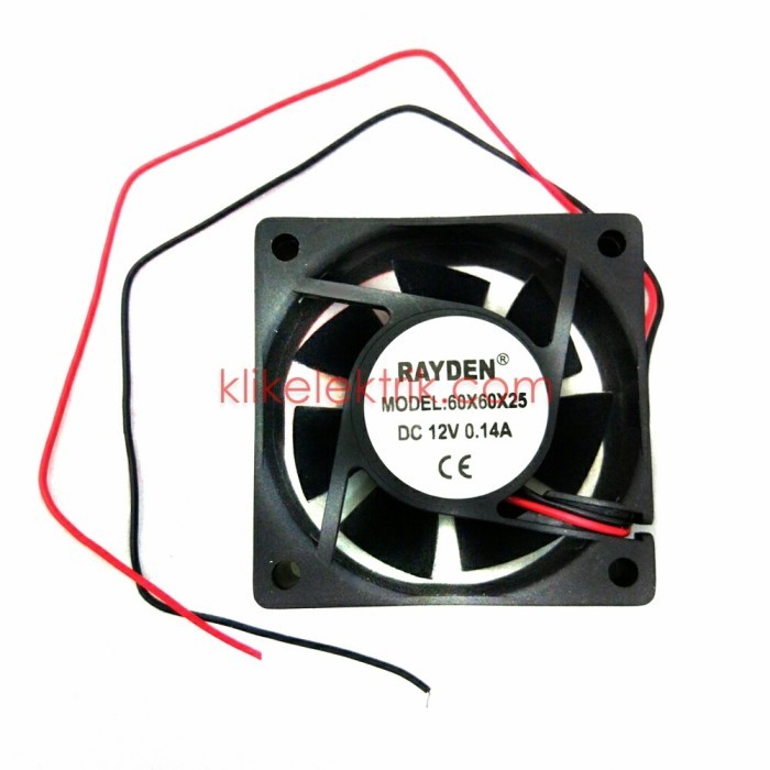 Kipas Pendingin DC 12V 6cm