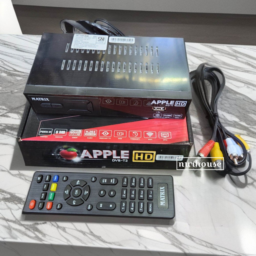 set top box tv analog ke digital STB TV digital STB MATRIX DVB T2 UHF DIGITAL