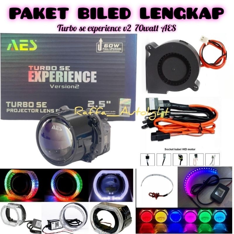 PAKET BILED TURBO SE EXPERIENCE V2 70WATT AES