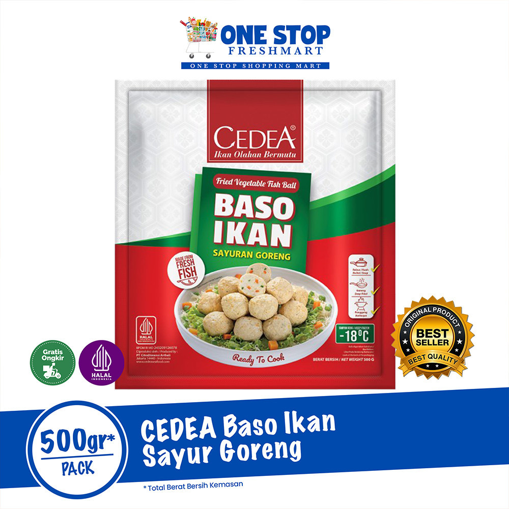 

CEDEA BAKSO IKAN SAYURAN GORENG 500GR