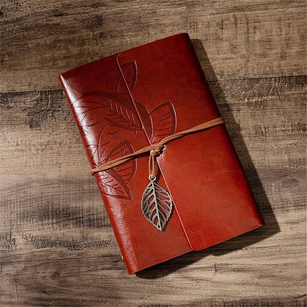 

SPECIAL Buku Catatan Binder Retro Kulit Bisa di isi ulang cover kulit anti air ring besi pengikat besi ll-9