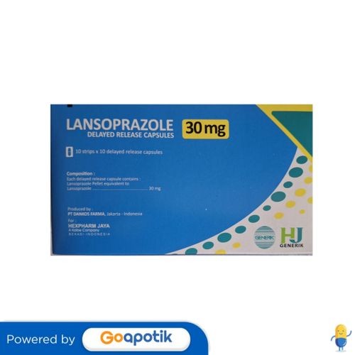 Lansoprazole Hexpharm 30 Mg Box 100 Kapsul