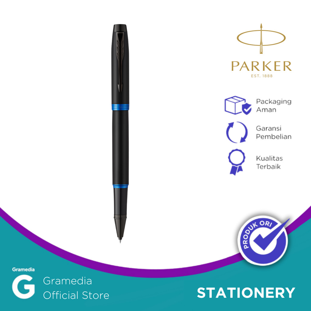 

Pena Exclusive - Parker - Im Mrn Blue Ring Rollerball