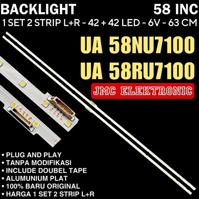 CT99 BACKLIGHT TV For Samsung UA58NU7100 UA58RU7100 UA 58NU7100 58RU7100 LAMPU LED BL 58 INC 58NU 58