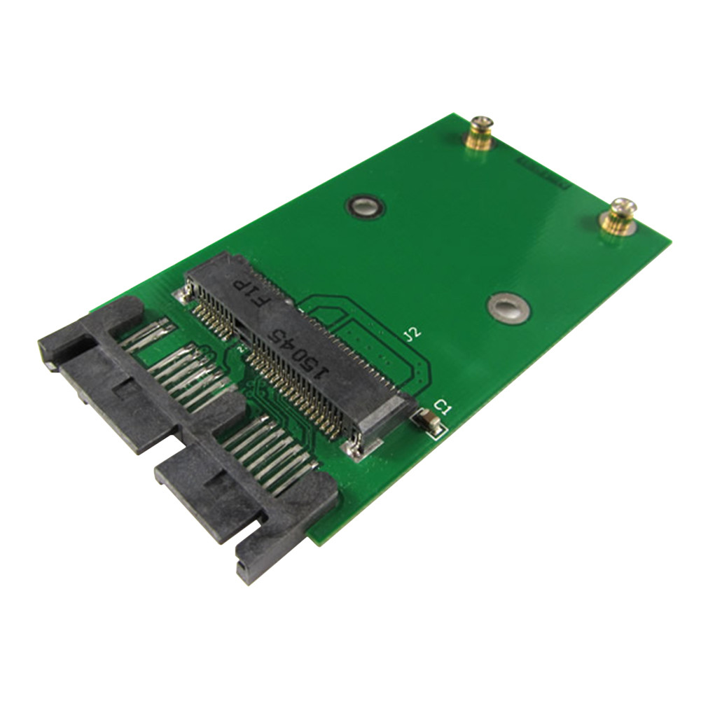 MSATA Mini PCI-E SSD to 1.8 in   Micro SATA Interface Adapter Converter Card