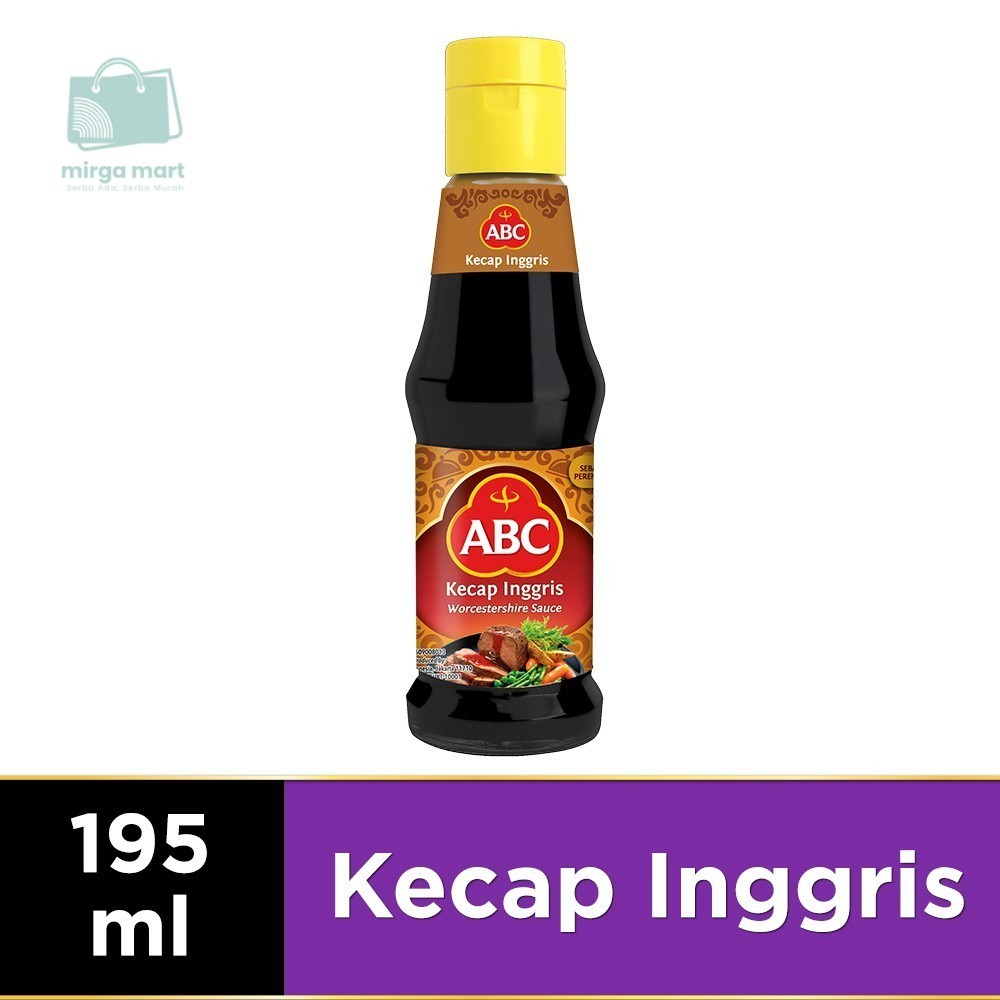

ABC Kecap Inggris 195 mL Rasa Sedap Halal mirga mart mlg