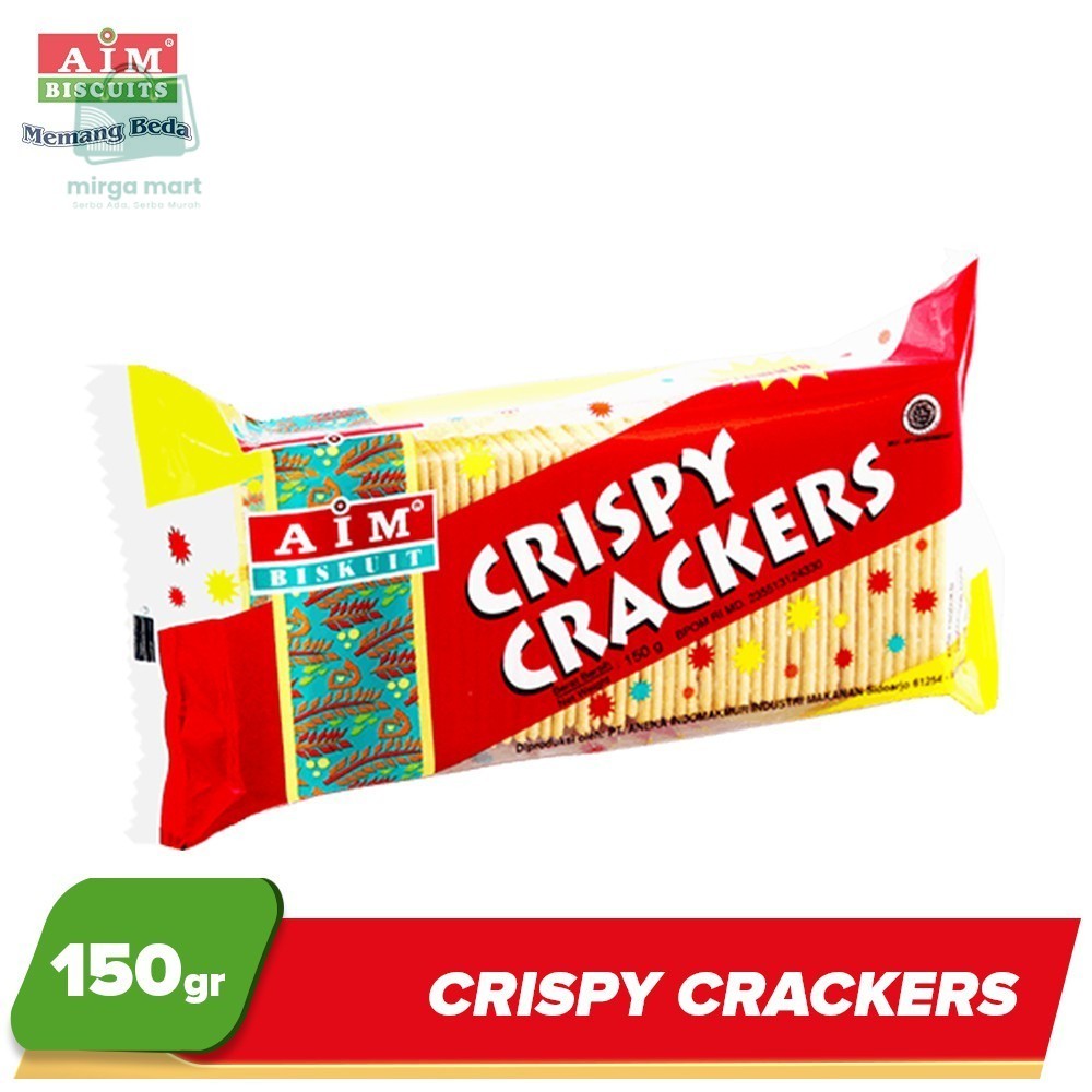 

AIM Crispy Crackers 150g / Biskuit Cirspy Cracker 150 gr
