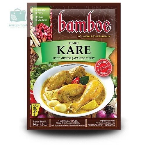 

Bumbu Bamboe Kare mirga mart