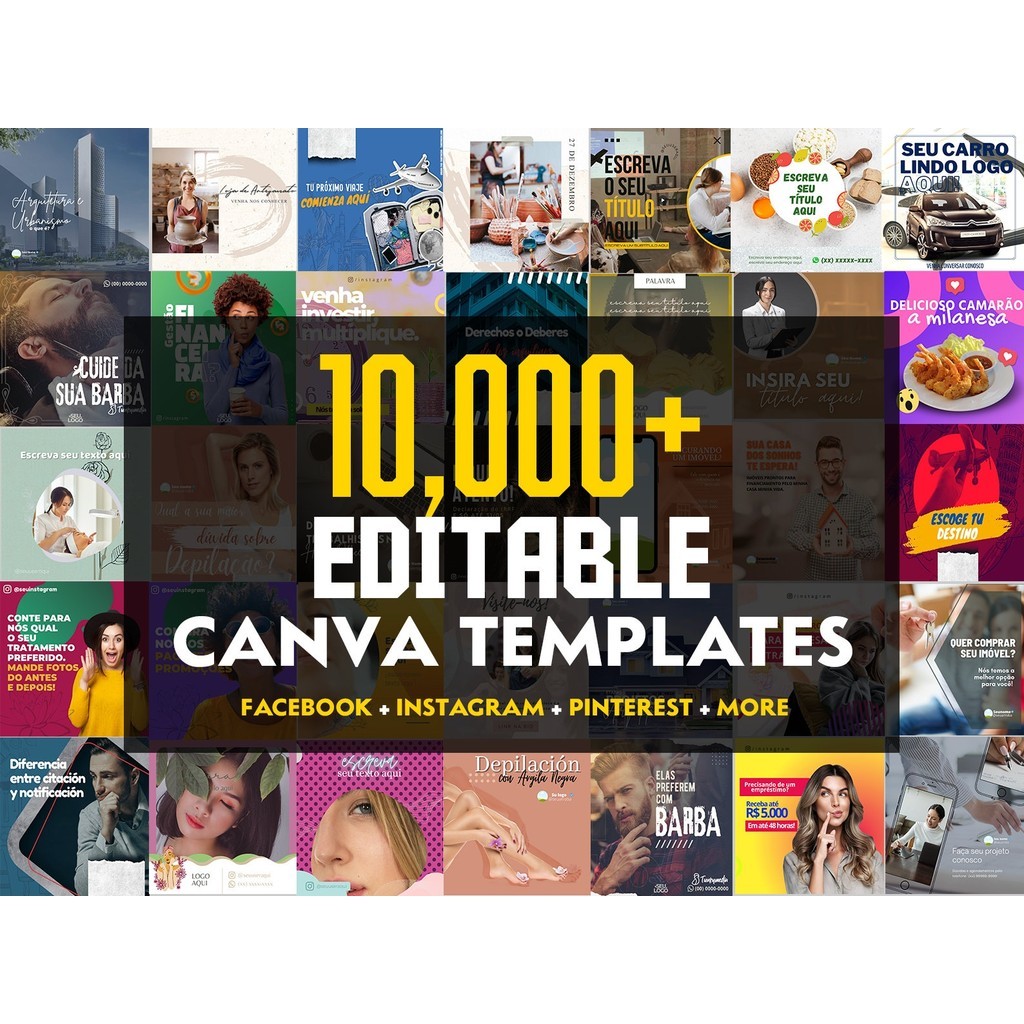 ULTIMATE 10,000+ Canva Template Bundle PLR 2025- PAKET TEMPLATE 10.000+ CANVA TERBAIK Nubdigital Pro