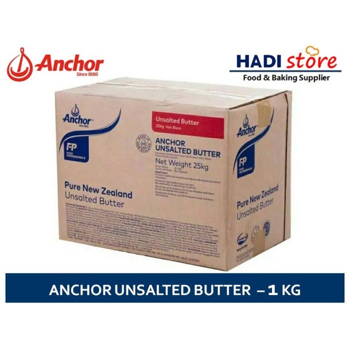 

[[PROMO]] ANCHOR UNSALTED BUTTER 1 KG / 1KG
