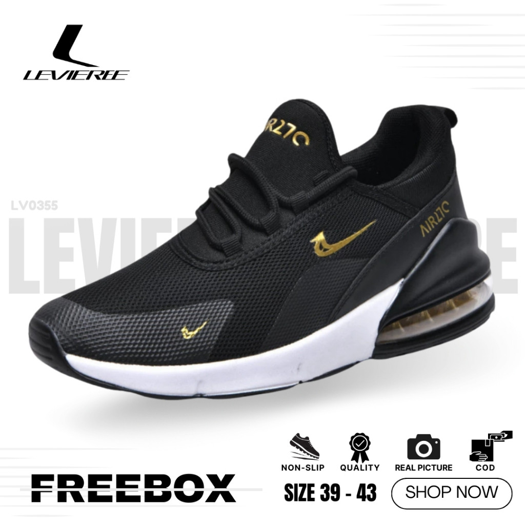 Promo LVR FREE BOX LV0355 Sepatu Sneakers Pria Sepatu Sport Pria