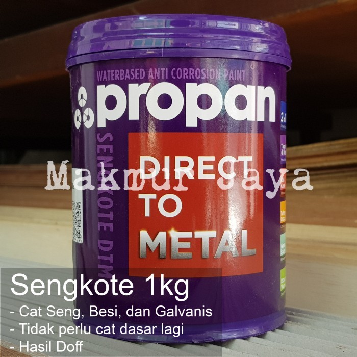 

Propan Sengkote Cat Seng Galvanis Besi SK-950 Anti Karat Water Based - Cool Blue