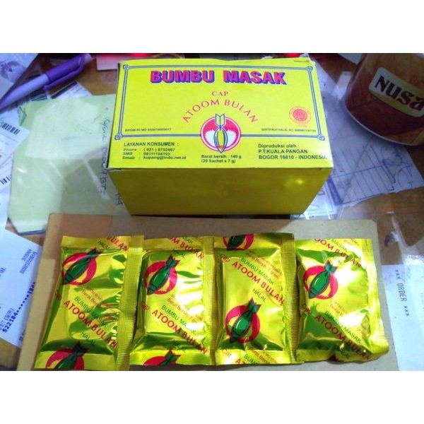 

Promo Bumbu masak Instan cap atom bulan Seblak Baso aci Mie Ayam Bawang - 10 SACHET Terlaris
