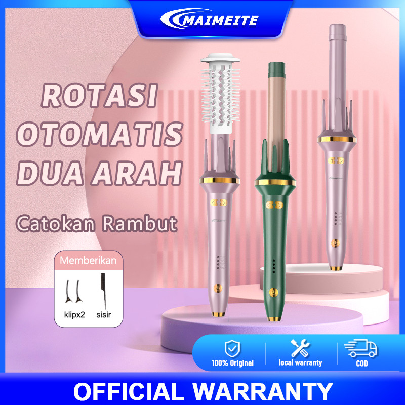MAIMEITE Hair Curly Styler 25mm Catokan rambut Otomatis Ceramics Curly Catokan Keriting Keramik Otom