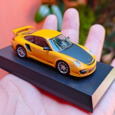 Kyosho Porsche 911 GT2 RS 1/64 Miniscale Loose VHTF Miniatur Mainan Diecast
