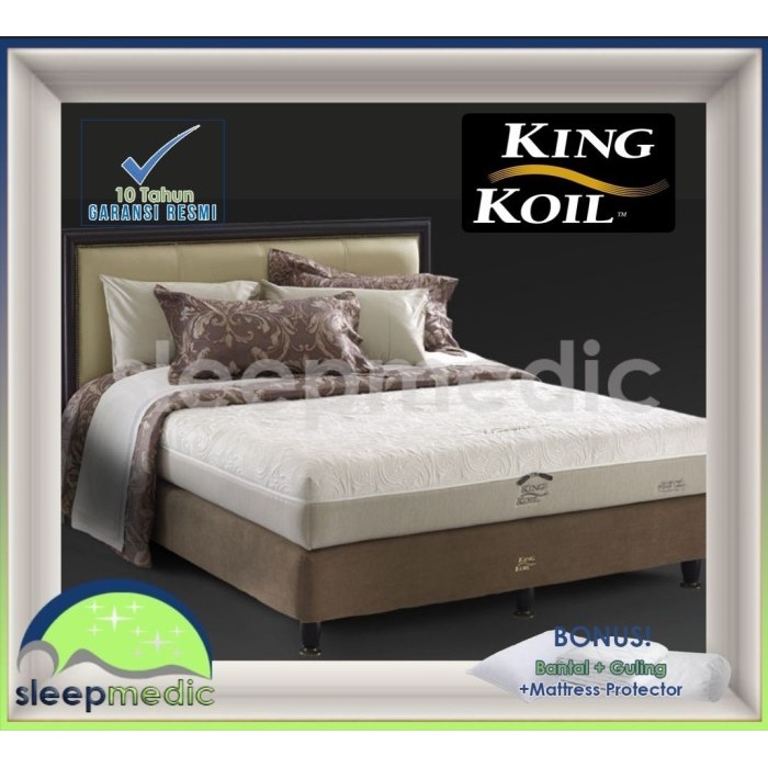 KING KOIL Full LATEX MARQUES ( KASUR / SET ) 160 180 200 100 120 - Hanya KASUR, 200x200