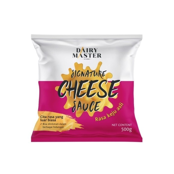 

[[New Arrival]] Saus saos keju cheddar chedar cheese sauce Dairy Master asli halal 1kg 1 kg - SignatuChese500
