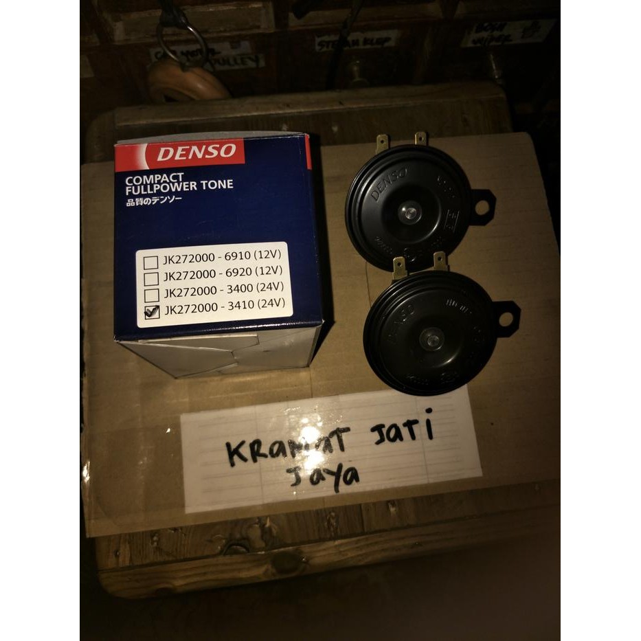 Klakson disk denso 24 volt