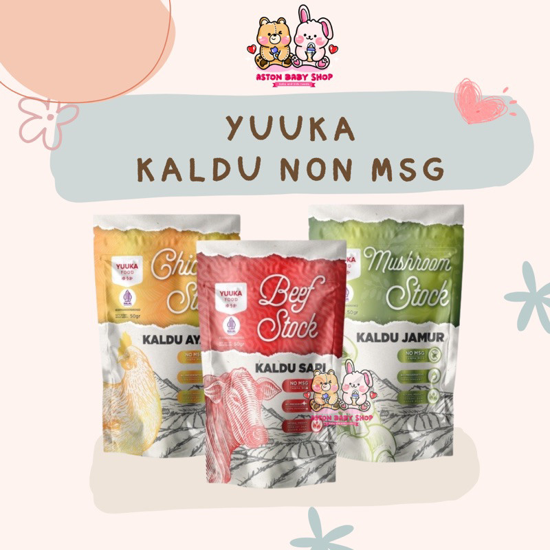 

Yuuka Food Kaldu Mpasi NON MSG 50gr Kaldu Ayam Kaldu Sapi Kaldu Jamur Mpasi