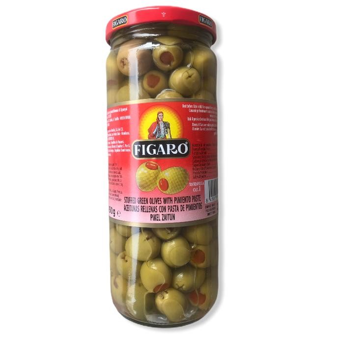 

Figaro Stuffed Green Olive With Pimiento Paste