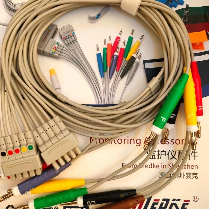 KABEL LEADWIRE EKG ECG GE MARQUETTE 10 LEADS