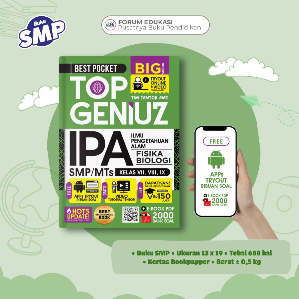 Buku  SMP TOP GENIUZ IPA SMP