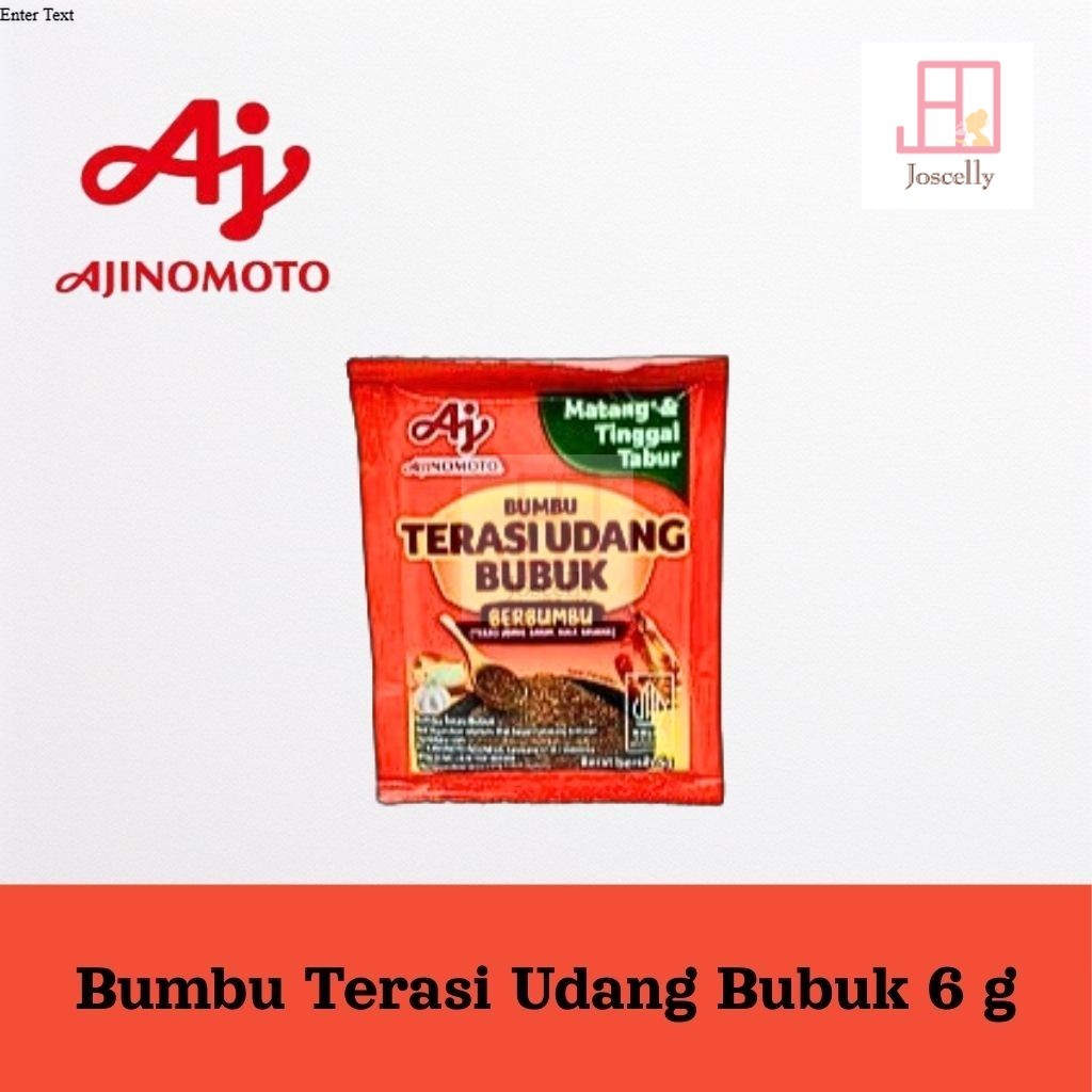 

JOSCELLY.ID AJINOMOTO Terasi Udang Bubuk Kemasan 6 gr (1 Renceng = 10 Sachet)