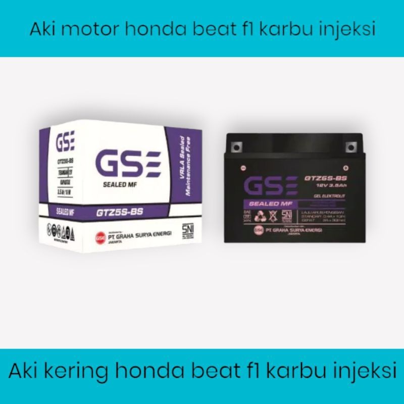 Aki Motor Mio Soul +Mio j+ Mio m3 GTZ5S  AKI KERING MF