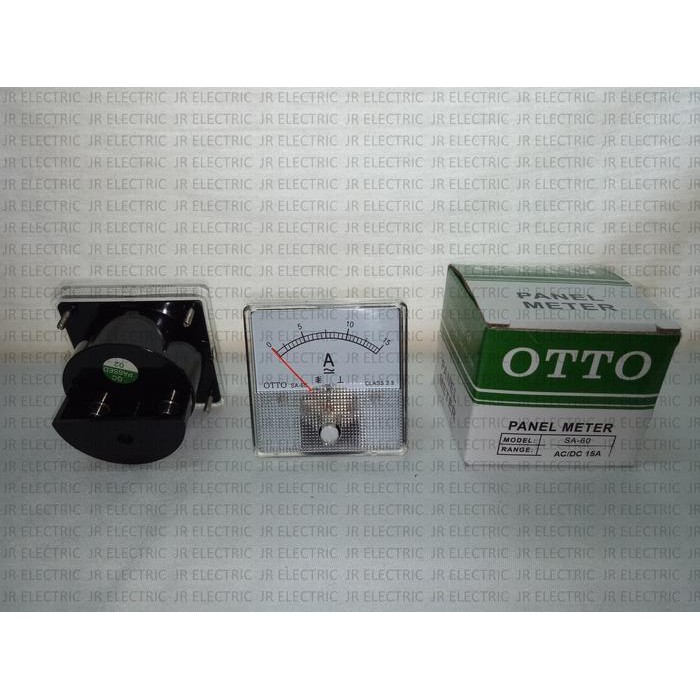 OTTO Panel Meter / Amper Ampere Volt Meter SA-60 AC/DC 30A 50A 300V - 10A