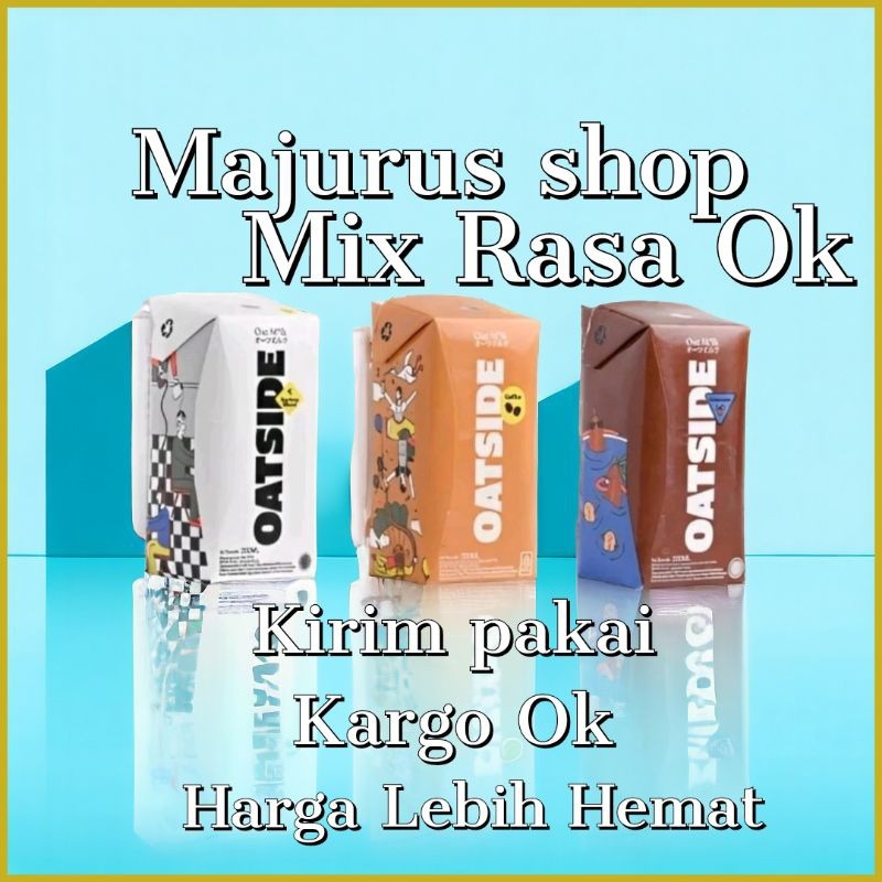 

CARGO/OJEK-(1Dus/200ml-24pcs)-Susu Oatside Mini Straw /SEDOTAN 200 ml (200mlx24pcs)