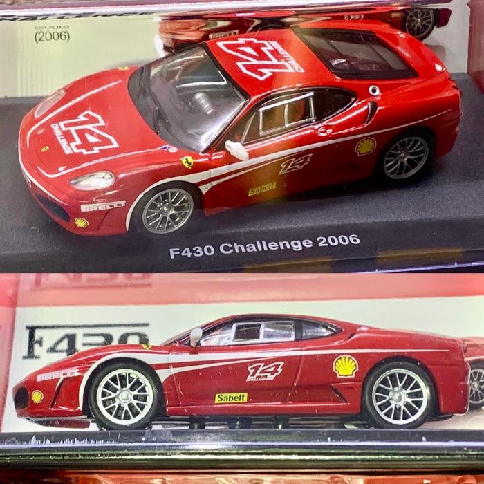 FG99 Diecast Cilandak 1/43 Altaya Ferrari F430 Challenge No 64 Hotwheels